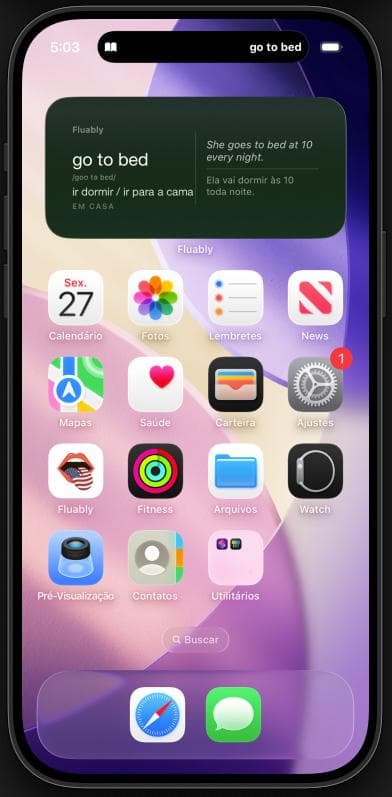 Widget Small do Fluably