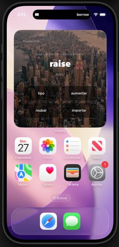 Widget Quiz do Fluably